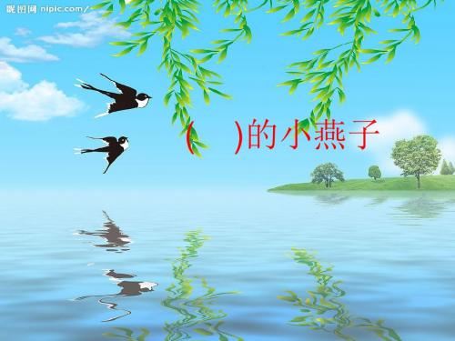 2《快乐的小燕子》