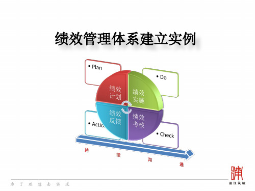 KPI绩效管理体系建立实例