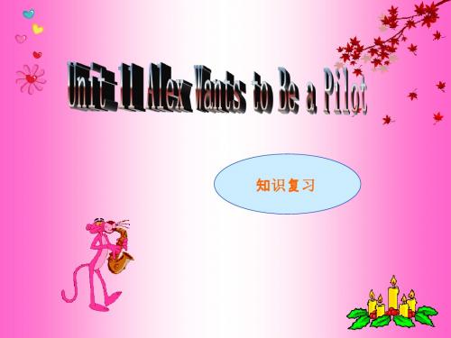 英语：Unit-11-《Alex-Wants-to-Be-a-Pilot》课件(1)(北京课改版七年级下)(2019年新版)