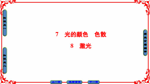 高中物理人教版选修3-4(课件)第十三章 光 7 8