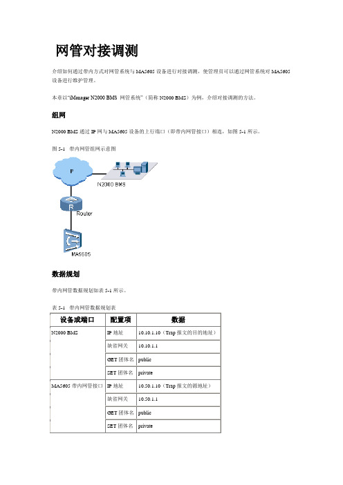 MA5605的指导书