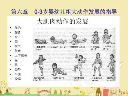 0-3岁婴幼儿粗大动作发展的指导