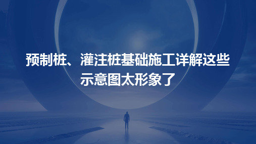 预制桩、灌注桩基础施工详解这些示意图太形象了