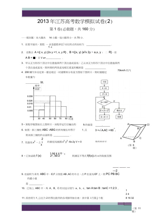 精品文档高考模拟285677