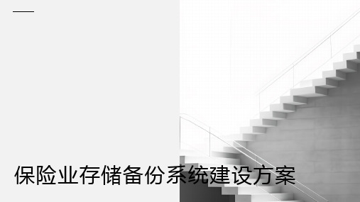 保险业存储备份系统建设方案