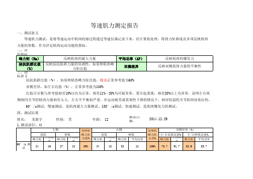 龙新宇等速肌力报告数据