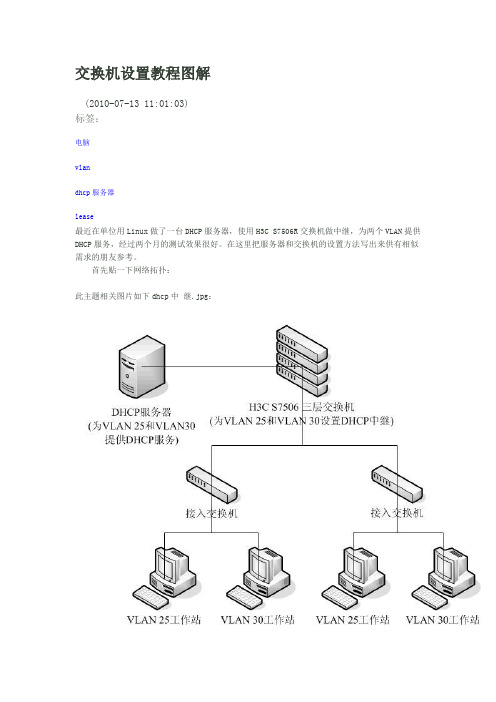 h3c交换机设置教程图解(实例)