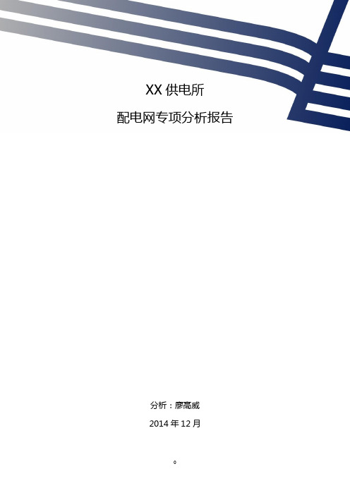 XX供电所配电网分析报告