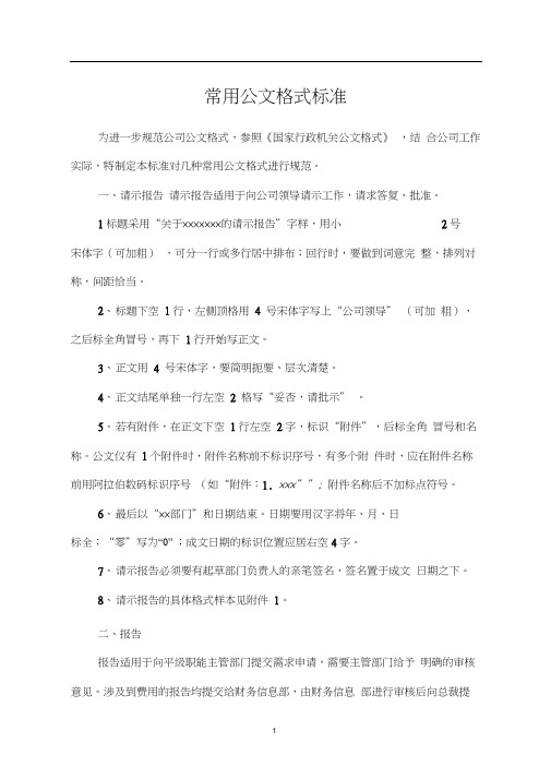 常用公文格式标准.docx