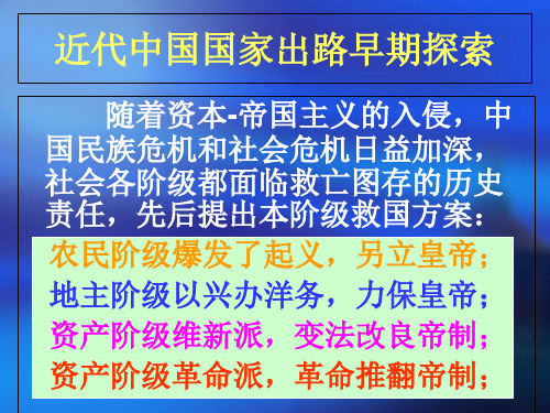 近现代史纲要第四讲救亡图存早期探索解析课件