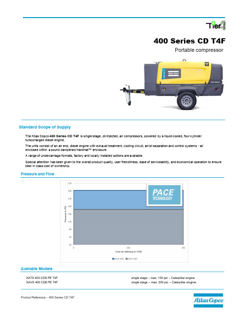 Atlas Copco 400 Series CD T4F 肺气囊机说明书