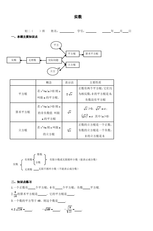 2009学年上学期天河区八年级数学复习资料