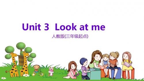 pep人教版英语三年级上册Unit 3 《Look at me》课件