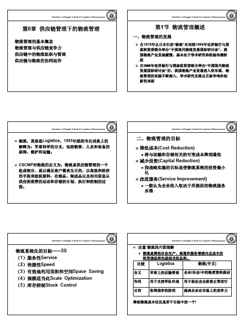 第6章 物流管理