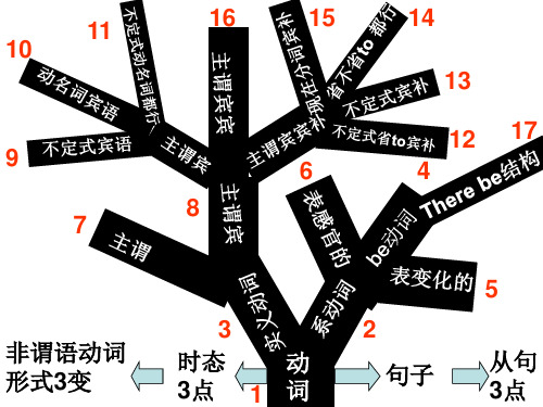 初中英语语法一体知识树