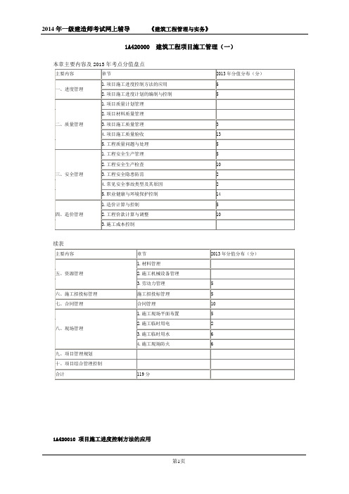 2016年一建实务基础班讲义o2