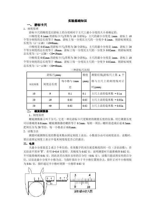 实验基础知识