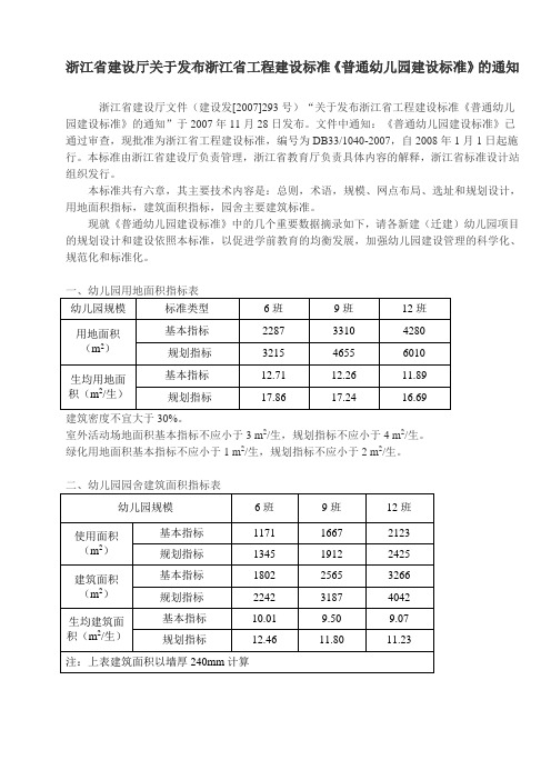 浙江省幼儿园等级评定办法(试行)