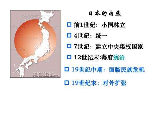 《日本明治维新》PPT课件