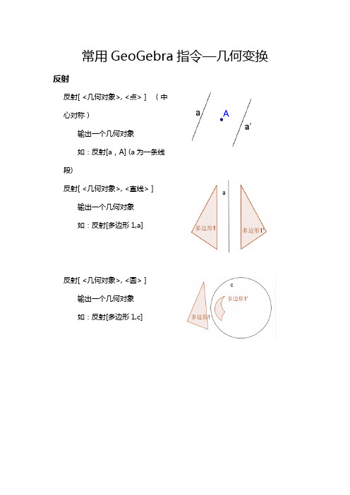 常用GeoGebra指令—09.几何变换