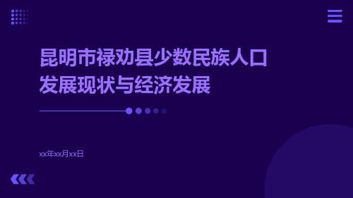 昆明市禄劝县少数民族人口发展现状与经济发展