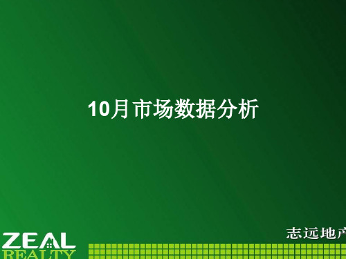 10月市场成交数据分析-19页精选文档