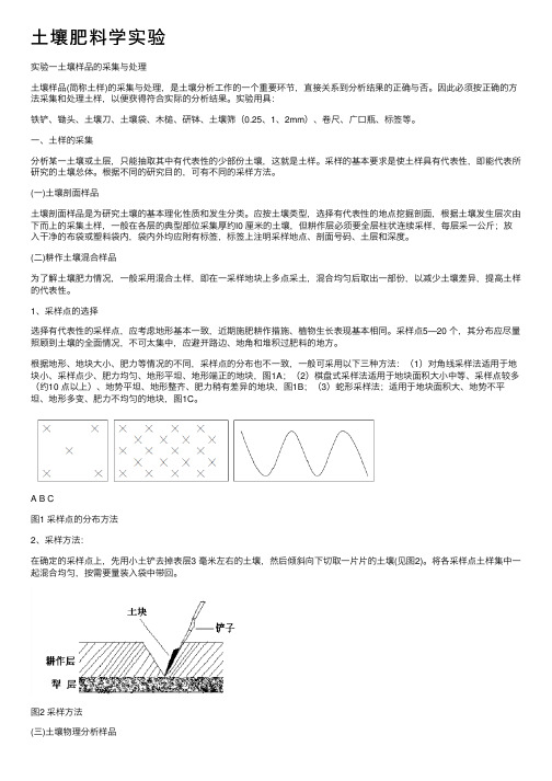 土壤肥料学实验