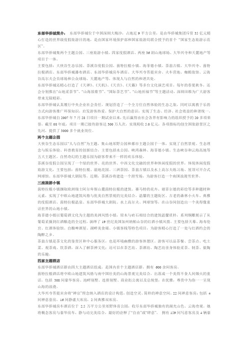 深圳东部华侨城简介