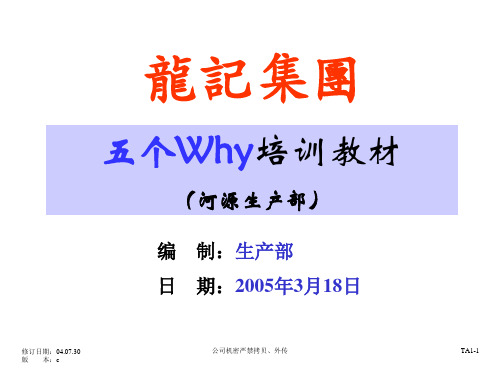 5个Why培训教材