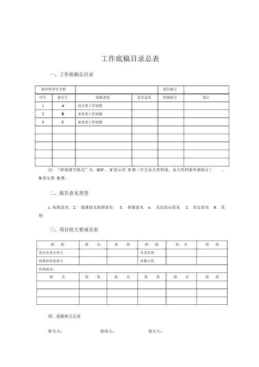 工程竣工决算审计底稿.docx