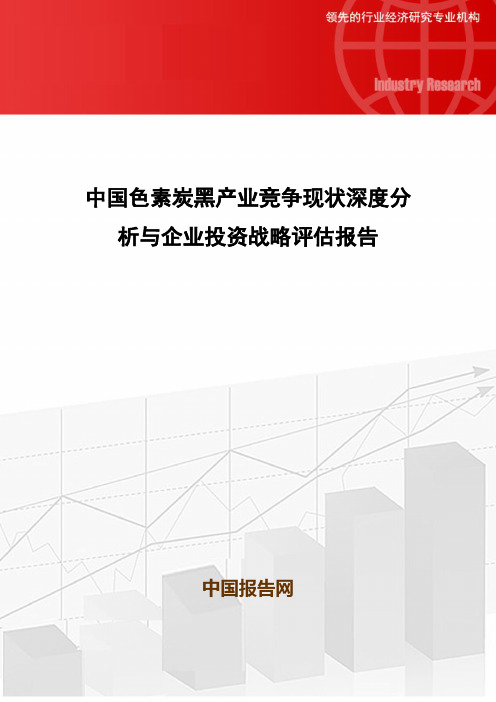 中国色素炭黑产业竞争现状深度分析与企业投资战略评估报告