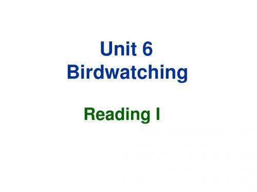 牛津译林版八年级英语上册《nit 6 Birdwatching Reading 1: Birds in Zhalong》优质课课件_27