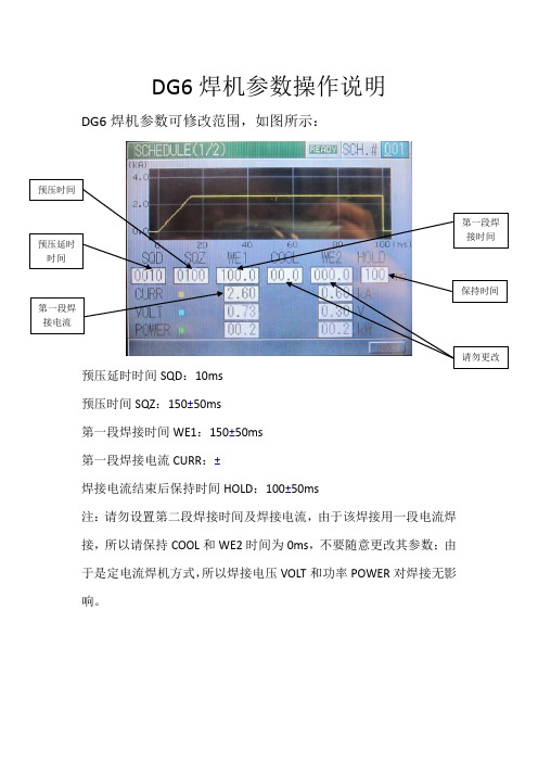 米亚基焊机参数说明