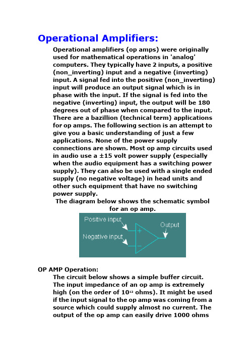 Operational Amplifiers