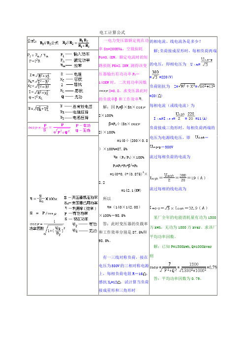 计算公式