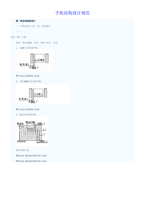 手机结构研发设计规范(图文)