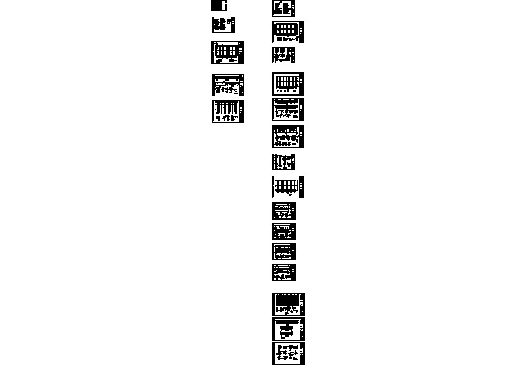 某27米跨20吨桥式吊车厂房结构和建筑图