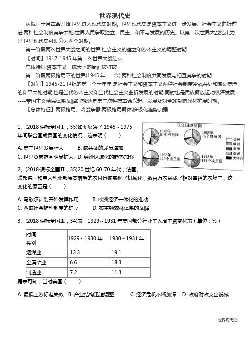 世界现代史