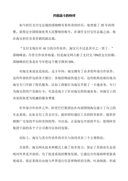 并肩战斗的伙伴(深度解析网站盈利模式)