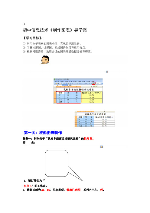 初中信息技术制作图表导学案