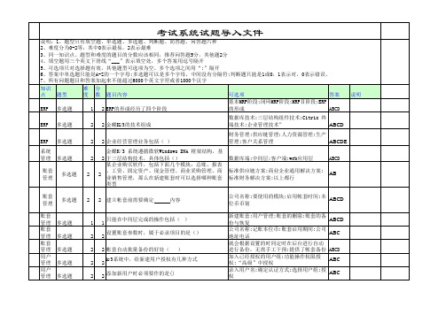 金蝶K3V11.0-标准财务题库