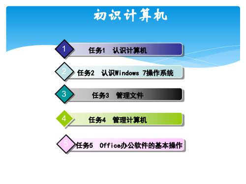 计算机应用基础(windows7+office2010)第一章