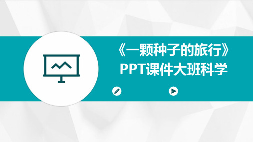 《一颗种子的旅行》PPT课件大班科学