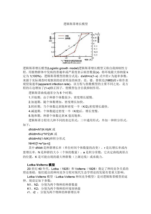 逻辑斯蒂增长模型