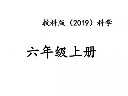 六年级上册科学课件-1.6《滑轮组》教科版 (共15张PPT)