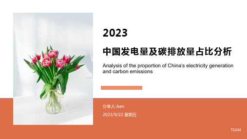 2022年我国火电行业能源结构、发电量及碳排放量占比情况统计