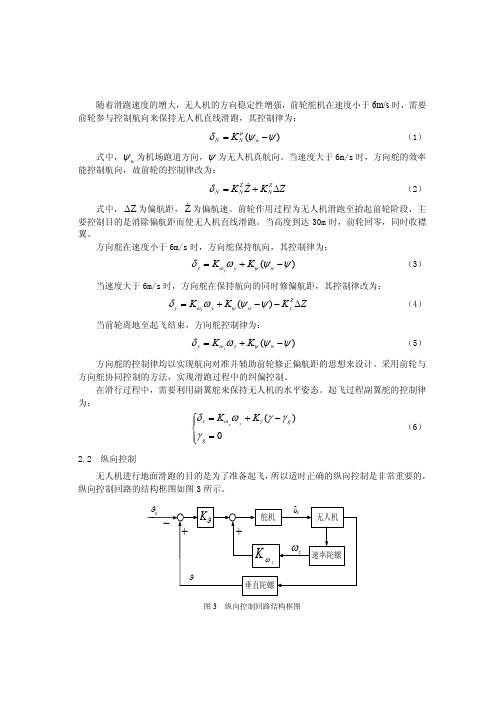 无人机自主起飞控制技术研究