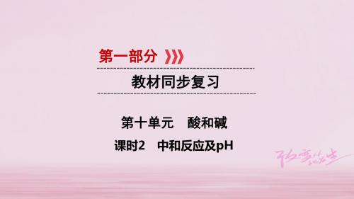 2018版中考化学第一部分教材同步复习第10单元课时2课件