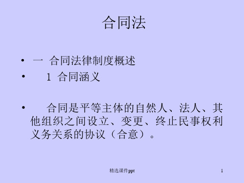 第四章合同法ppt课件