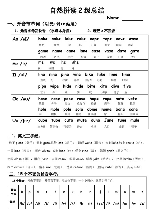 自然拼读2